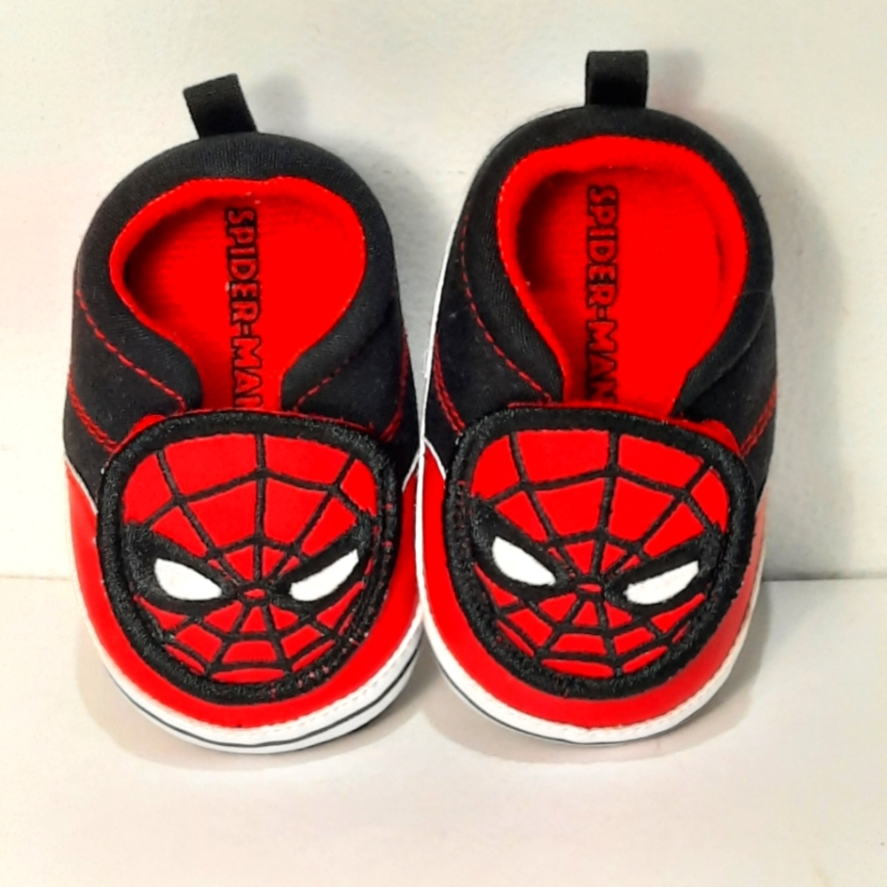 Spider Man Marvel Baby shoes Sz 1 NWOT